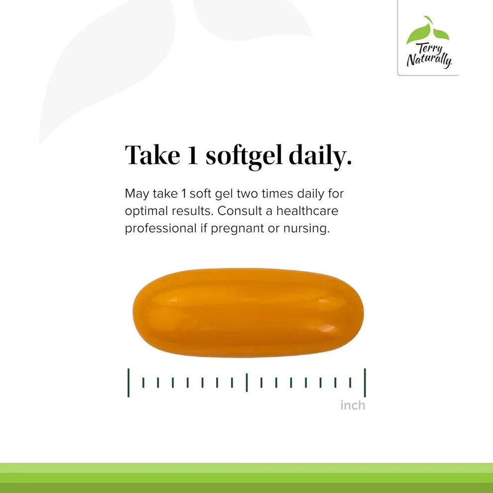 Terry Naturally CuraMed 750 mg – 120 Softgels (High-Potency Curcumin)