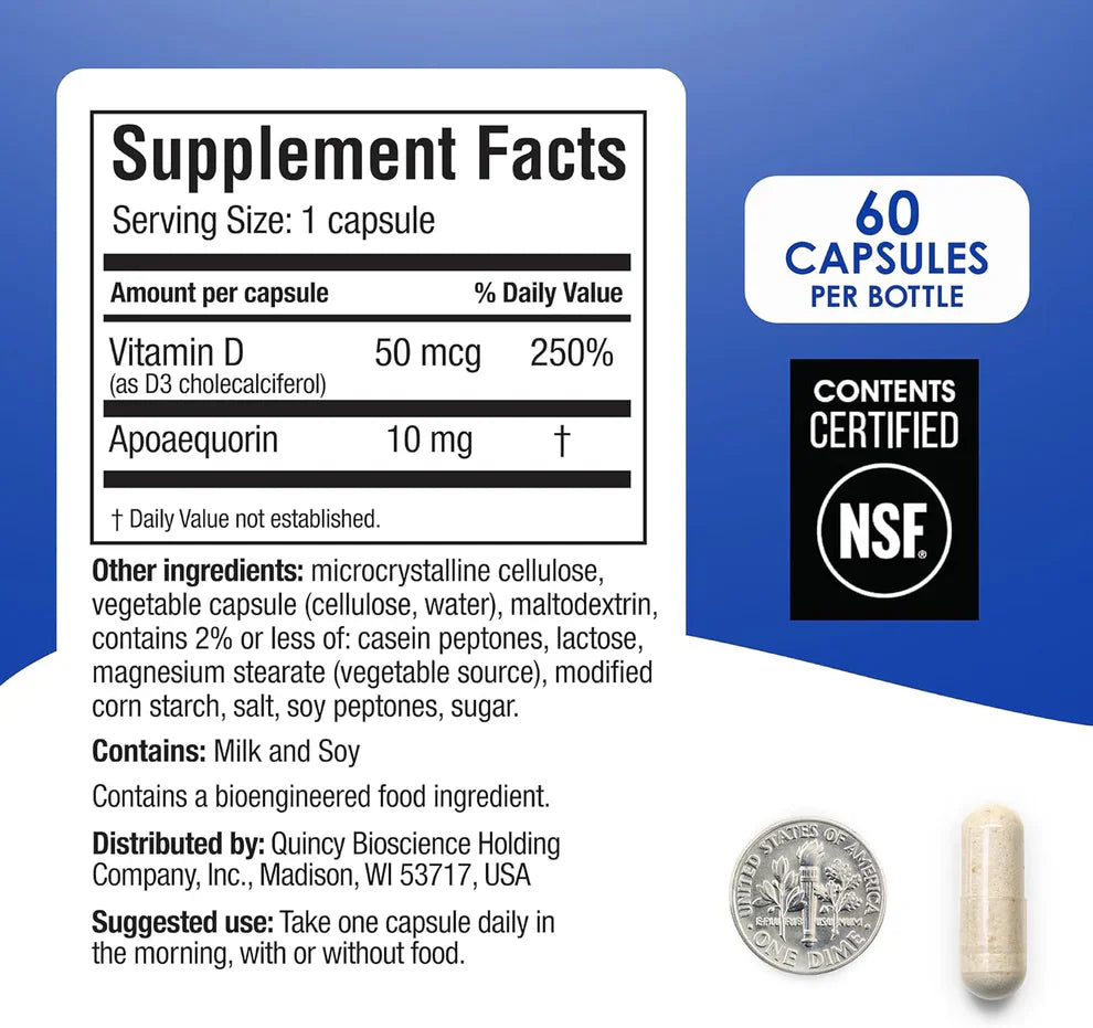 Prevagen Regular Strength – Brain Support Capsules, 60 Count (2-Month Supply)