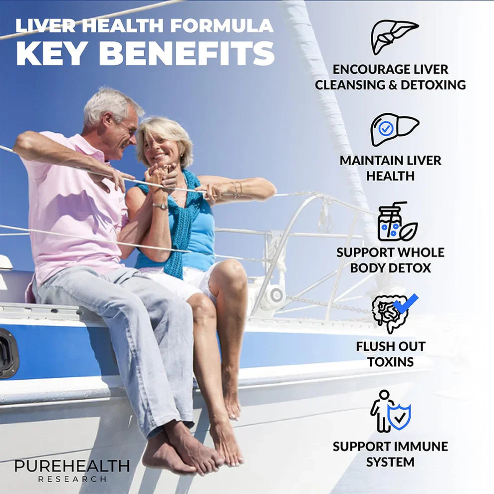 PureHealth Research Liver Health – Detox & Repair with 11 Natural Nutrients (60 Capsules)