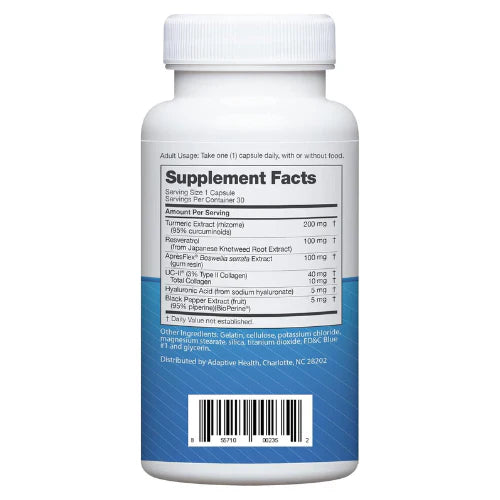 Instaflex Advanced Joint Support Supplement – Turmeric, Boswellia & UC-II Collagen (30 Capsules)