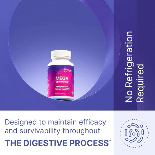 MegaSporeBiotic® by Microbiome Labs – Spore-Based Probiotics for Gut & Immune Health – 180 Capsules