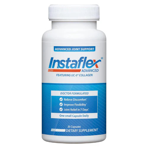 Instaflex Advanced Joint Support Supplement – Turmeric, Boswellia & UC-II Collagen (30 Capsules)